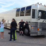 Rocky and the band in Maryland